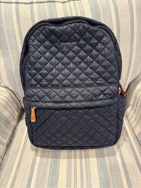 MZ Wallace Navy Metro Backpack